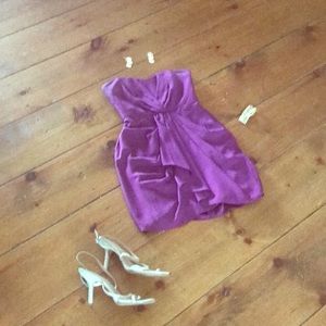 Max and Cleo Purple Cocktail Dress